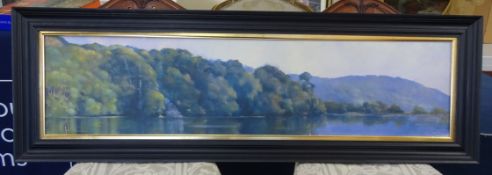 Robert Lenkiewicz, giclee 'Warren Woods', Project Landscape 1995, framed, overall with certificate.