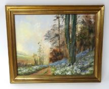 Elizabeth Parr, oil on canvas, signed, framed, 34cm x 45cm.