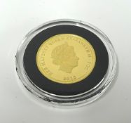 Royal Mint, QEII, proof, gold sovereign, 2013, Commemorating the Christening of Prince George of