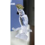 Swarovski Crystal, Parakeet (coloured accents), boxed.