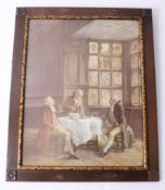 Pair of interior scenes after Frank Moss Bennett and another (2) together with Pears early print