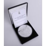 Jubilee Mint 'The Queens Beasts' 10oz fine silver £10 coin boxed,