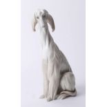 Lladro figure of an Afghan hound, height 30cm.