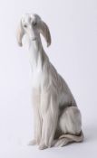 Lladro figure of an Afghan hound, height 30cm.