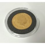 Royal Mint, QEII, proof, gold sovereign, 2007,