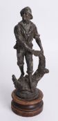 A 19th century French spelter figure.