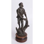 A 19th century French spelter figure.