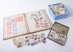 Collection of various general stamps, loose also album of various.
