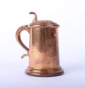 Dunhill, novelty lighter in form of a copper tankard, height 8cm.