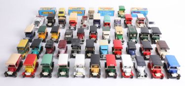 Collection of Di-Cast model cars.