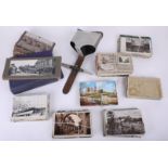 Stereoscope viewer together with a quantity of cards including Maharajah in Delhi, New Zealand,
