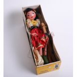 Pelham puppet, boxed, Spanish Girl.