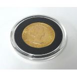 A QEII, proof, gold sovereign, 1957.