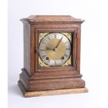 German 'Ting Tang' strike mantle clock circa 1890/1900 (working order) height 25.50cm.