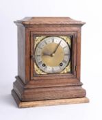 German 'Ting Tang' strike mantle clock circa 1890/1900 (working order) height 25.50cm.