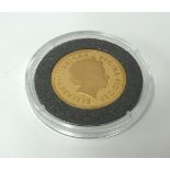 A QEII, proof, gold sovereign, 2012,