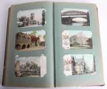 A collection of approximately 300 well kept world postcards from the 1900s including Napoli, St Ives