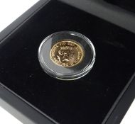 A QEII, proof, gold sovereign, 2017.