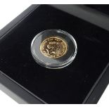 A QEII, proof, gold sovereign, 2017.