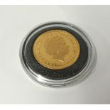 A QEII, proof, gold sovereign, 1998,