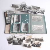 An interesting collection of photographs and postcards relating to buses and trams, including