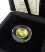 Perth Mint, Australian proof, gold sovereign, 2016, boxed.