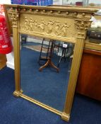 Gilt framed mirror.