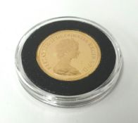 A QEII, proof, gold sovereign, 1979.