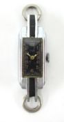 An Art Deco ladies cocktail watch, J.W. Benson.