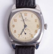 Rolex, a vintage gents Oyster Precision wristwatch, sub second dial, 30mm.