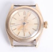 Rolex, Oyster Speedking, a vintage gents 9ct manual wind wristwatch, diameter 29mm.