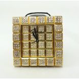 Chopard, Cube, a fine ladies 18ct diamond wristwatch by Grisogono, square diamond set dial, blued