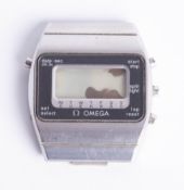 Omega, a gents vintage digital wristwatch, head only (not working).
