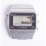 Omega, a gents vintage digital wristwatch, head only (not working).