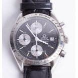 Omega, a gents stainless steel Speedmaster Automatic Chronograph wristwatch.