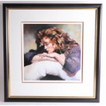 Robert Lenkiewicz (1941-2002), signed Limited Edition Print, 'Study of Lisa', number 295/750, with