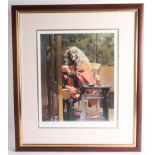 Robert Lenkiewicz (1941-2002) Signed Limited Edition Print, 'Self Portrait at the Easel', 396/500,