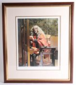 Robert Lenkiewicz (1941-2002) Signed Limited Edition Print, 'Self Portrait at the Easel', 396/500,