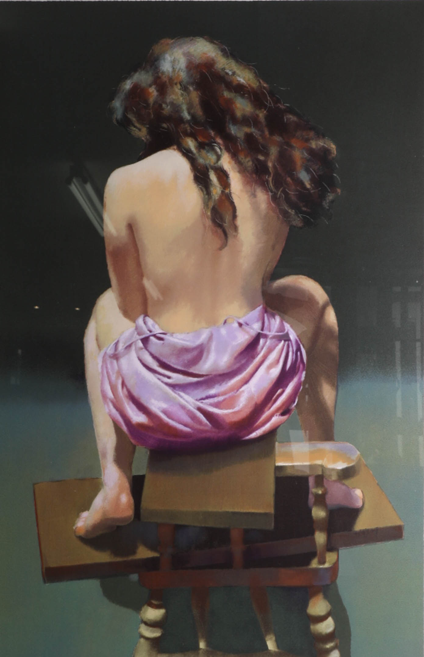 Robert Lenkiewicz (1941-2002), signed Limited Edition Print, 'Roxanne, Rear View', number 358/375, - Image 2 of 2