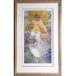 Royo, Signed Limited Edition Print 'Spring' 41/95, with certificate.