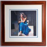 Robert Lenkiewicz (1941-2002), Limited Edition Print, 'Anna In Blue', 384/500, with certificate,