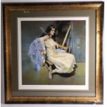 Robert Lenkiewicz (1941-2002) signed, Limited Edition Print, 'Esther Seated', number 134/475, with
