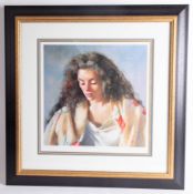 Robert Lenkiewicz (1941-2002), Limited Edition Print, 'Study of Anna', 148/750, with certificate,