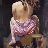 Published by The Lenkiewicz Archive, giclee on canvas, Roxana, rear view. 1992 Project 18 – The