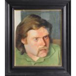 Robert Lenkiewicz (1941-2002) 'Portrait of Alan Gifford' oil on board, Provenance: Bearnes Hampton &