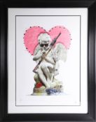 J.J. Adams, 'Love Gun', limited edition print signed 12/195, framed and glazed, 103cm x 80cm,