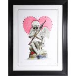 J.J. Adams, 'Love Gun', limited edition print signed 12/195, framed and glazed, 103cm x 80cm,