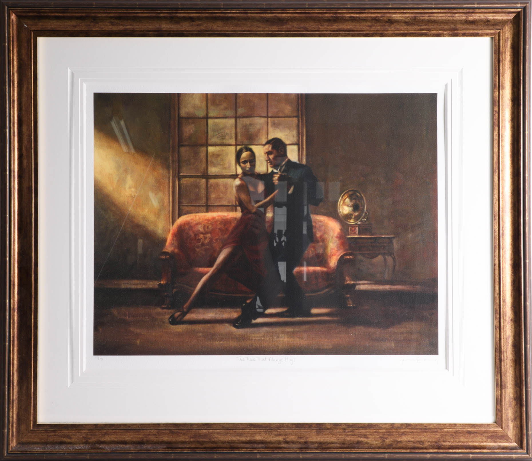 Hamish Blakely, 'The Tune That Always Plays', signed limited edition print, No 118/195.