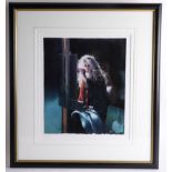 Robert Lenkiewicz (1941-2002), signed Limited Edition Print, 'Painter in The Wind - 3.50am',