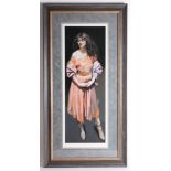 Robert Lenkiewicz (1941-2002), Limited Edition Print, 'Study of Karen (Standing)', 409/500, with